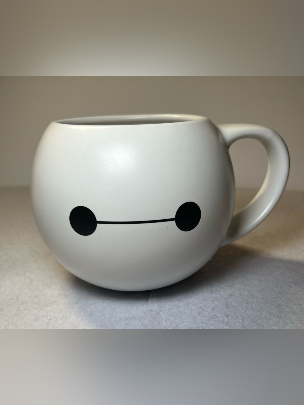 Disney Parks Big Hero 6 Baymax Figural Ceramic Coffee Mug White 18oz